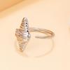 18K Gold Stainless Steel Seashell & Animal Ring, Ocean Resort Style, Adjustable.