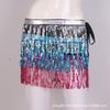 Halloween Belly Dance Hip Scarf Performance Sequin Tassel Waist Chain Bohemia Waist Scarf Sexy One Piece Skirt