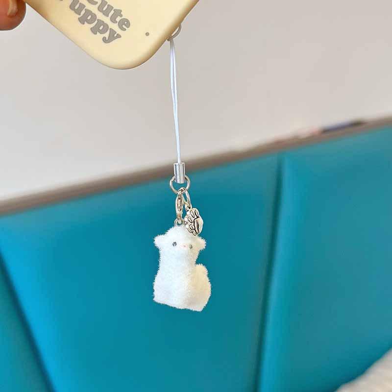 1 stk Ryggsekkpynt Veskeanheng Lanyard Telefonkjede Søt Tegneserie Dyr Flokk Alpakka Kattunge Nøkkelring Jentegave