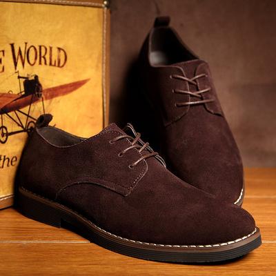 Retro Brand Men's Casual Shoes 2025 New British Wind Business Formal Dress Shoes Quality Sanding Plus Size 48 Oxford Footwear