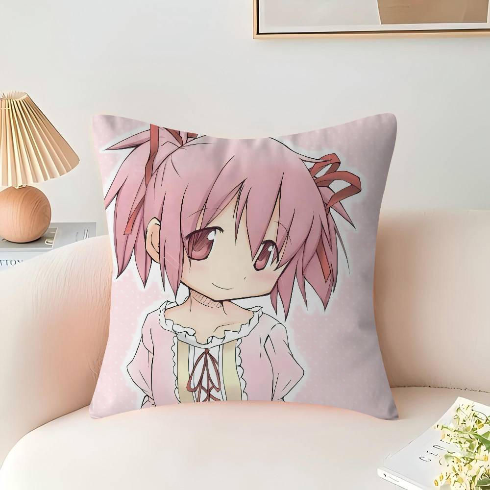 Puella Magi Madoka Magica Cushion Cover Pillow Cover Decor Pillowcase Printed Cushion Case For Couch
