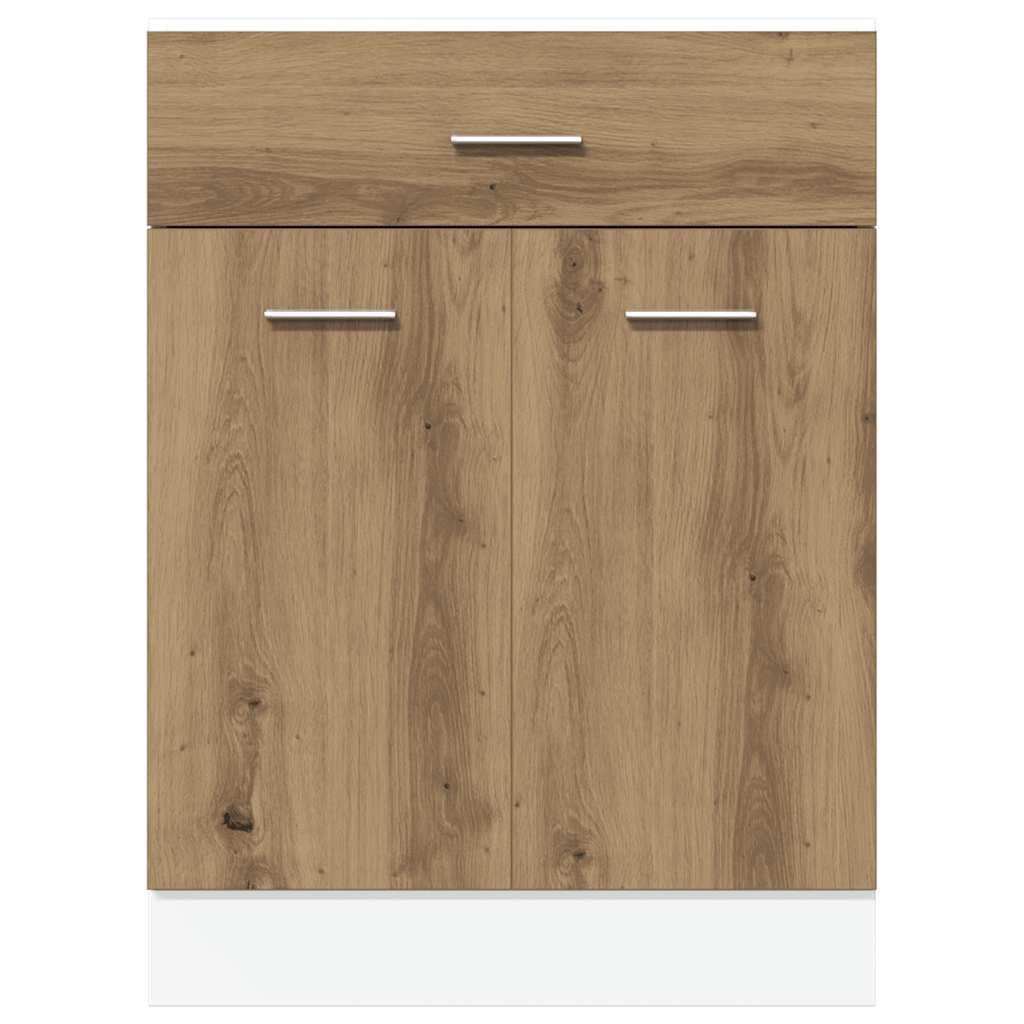 Base Cabinet Lyon Artisan Oak 60x46x81.5 Cm Engineered Wood