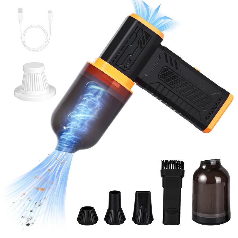 Dual-Function Fan Duster Set: Blows & Sucks