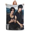 RIIZE wonbin & anton Blanket Flannel Cozy Soft Throw Blanket for Bedroom Rug Piece