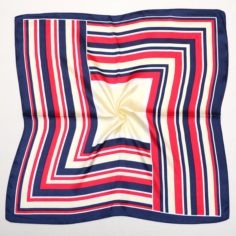 60 New Silk Scarf for Professional Ladies - Spring & Autumn Square Neck Scarf for Business Wear