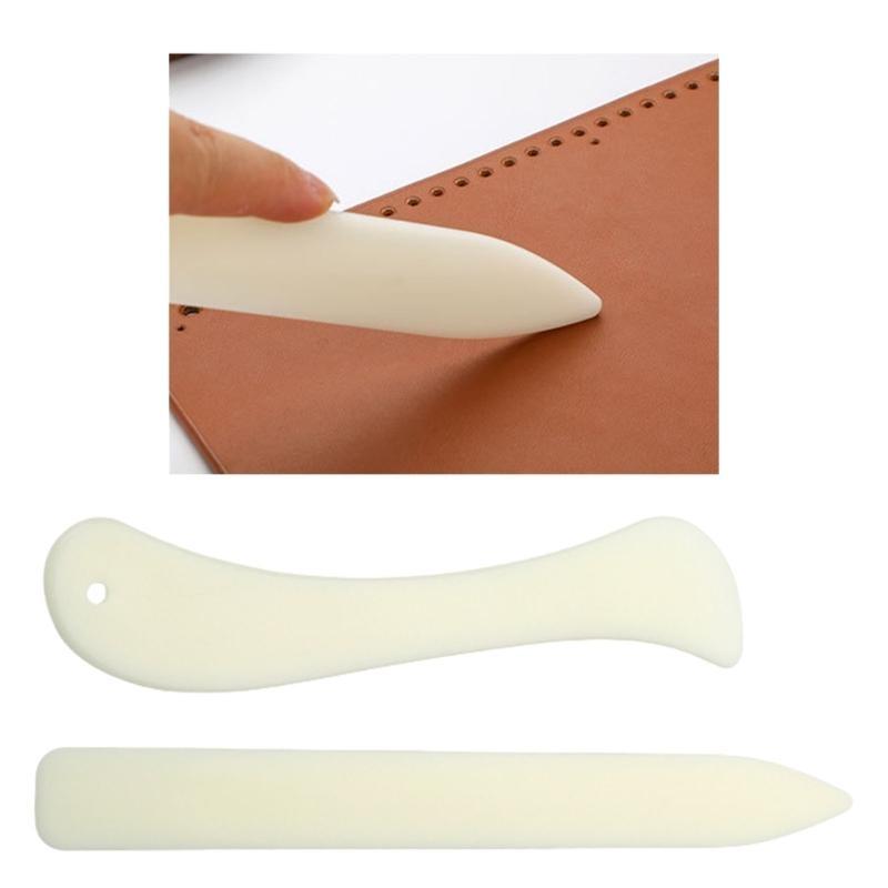 20/40x Folder Paper Creaser Set Bone Folder Tool Letter Opener for Bookbinding Leather Craft Folding Tool