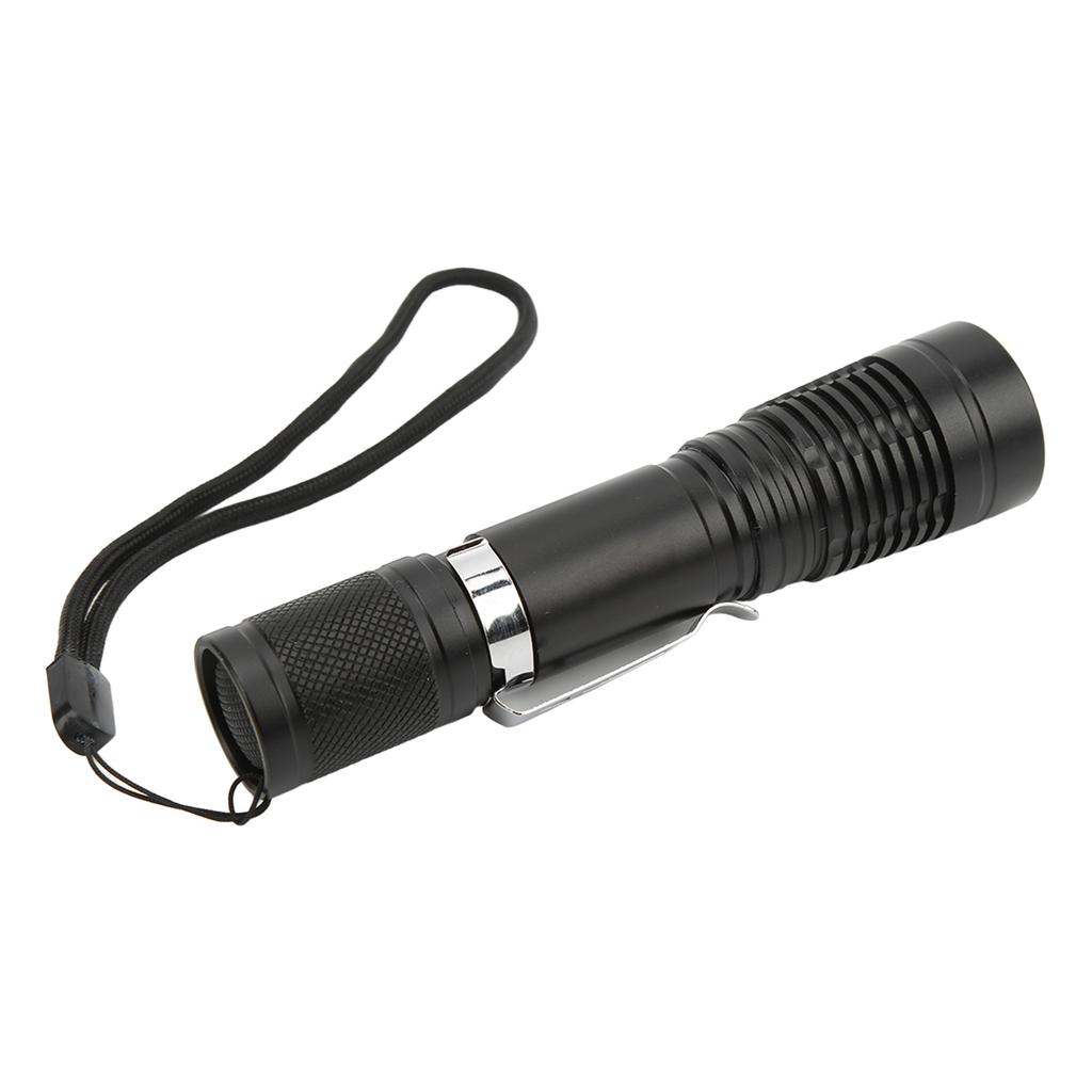 LED Mini Flashlight Portable Aluminium Alloy IPX8 Waterproof Strong Light Diving Flashlight for
