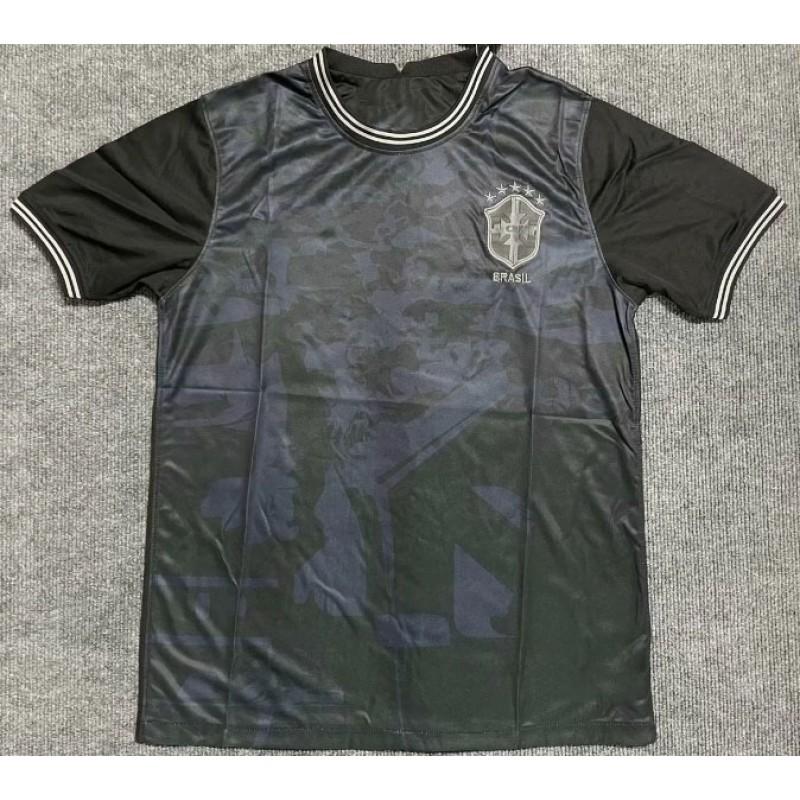 Maglia da Calcio Nazionale Brasiliana Neymar 10 Raphinha Edizione da Tifoso Manica Corta Uomo Donna Abbigliamento Sportivo