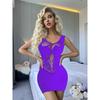 Sex Underwear Sexy Jacquard Mesh Hip Skirt One-body Hollow Perspective Suit