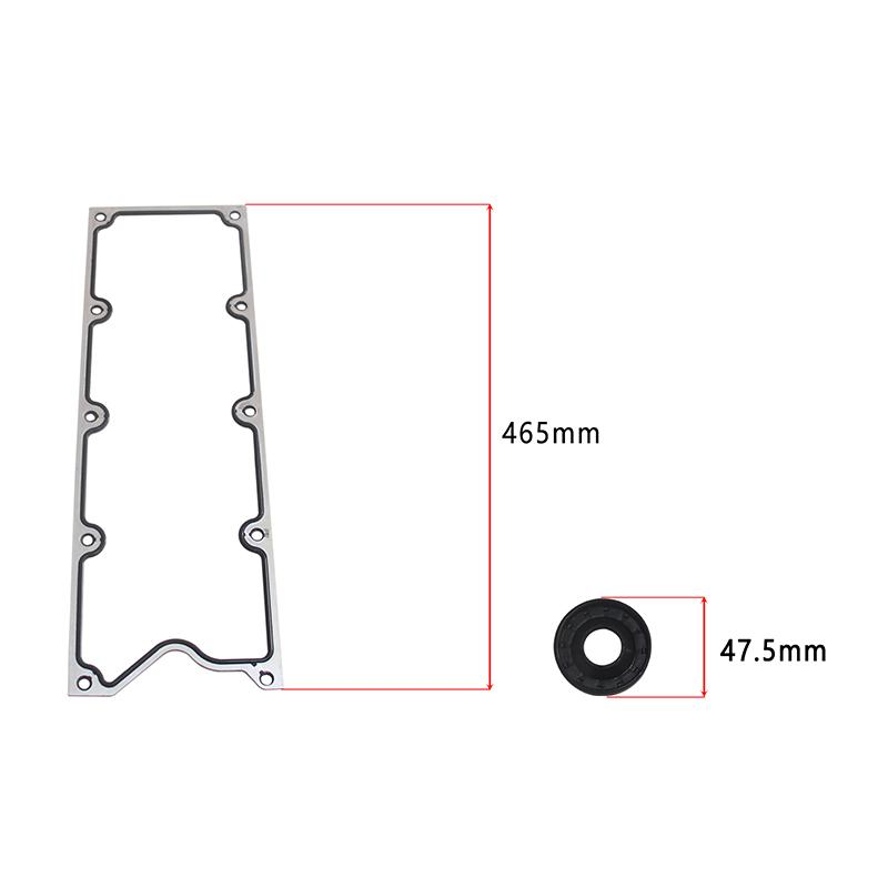 Valley Pan Cover Plate Gasket Seal 12558178 For LS LQ4 LQ9 Buick Cadillac Chevrolet GMC Hummer Pontiac 5.3L 6.0L 5.7L 4.8L