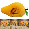 Mango Headgear Soft Simulation Fruit Hat Lovely Selfie Props Dress-up Headwear Cartoon Plush Hat Cosplay Costume Accessories Party Supplies