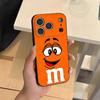 Custodia per Telefono al Cioccolato M&MS Per IPhone 17 Air 16 E Pro Max 15 14 13 Mini 12 Pro 11 Max Plus Guscio Morbido Nero