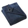 Lot de 2 rideaux occultants phoniques et thermiques doublés polaire "Bjorn" 100% opaque Le fil d'Ariane - 140x180 - Minuit