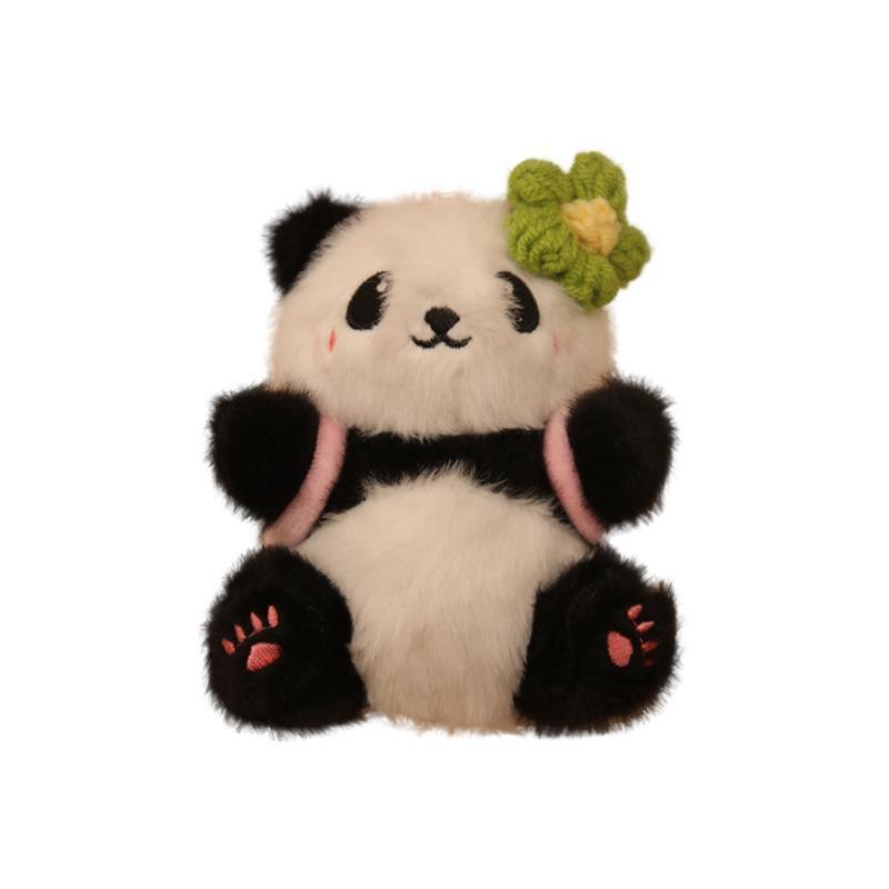 Chengdu Backpack Panda Plush Pendant for Female Students Schoolbag Hanging Ornaments Gift Doll Keychain Plush Toy