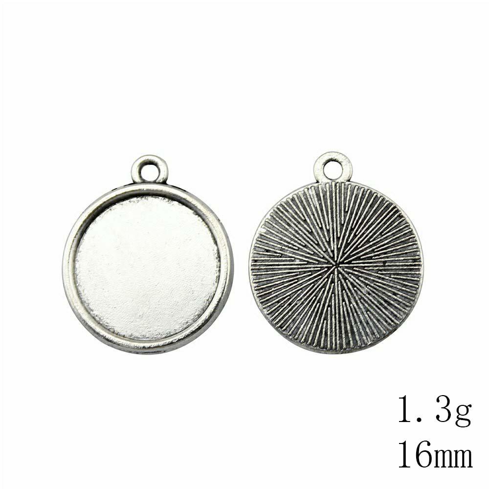 Back To School Jewelry And Accessories Fit Round 16mm Glass Cabochon Base Setting Tray Accessories Parts Items Accessories Accessories