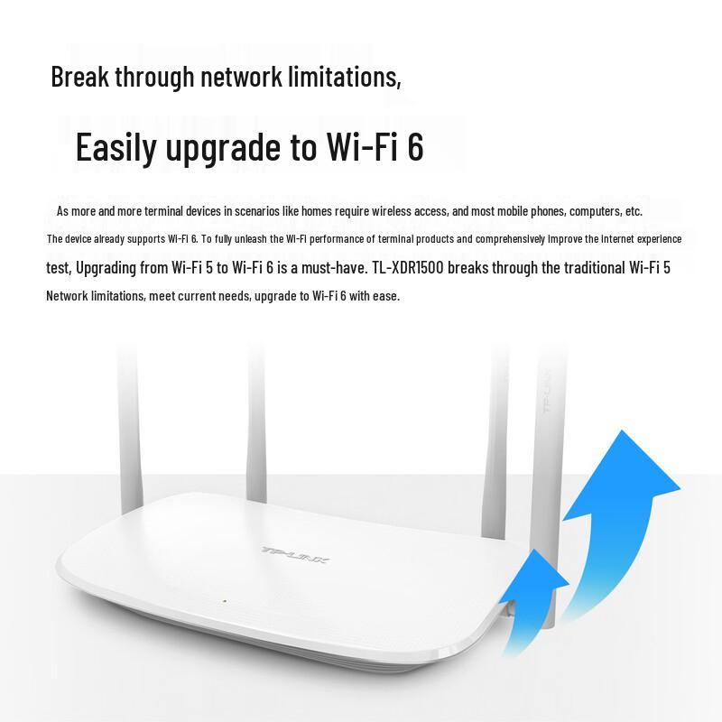 TP-LINK AX1500 Wi-Fi 6 Dual-Band Wireless Router (CN version)
