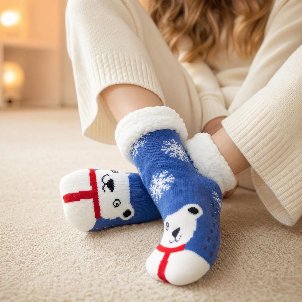Floor Socks for Indoor Home Wear, Soft Slipper Socks for Women and Men