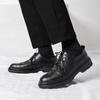 Richelieus pour hommes Brogues tendance Chaussures de ville classiques pour hommes Chaussures à lacets pour hommes Chaussures en cuir verni Chaussures formelles en cuir noir pour soirée de mariage