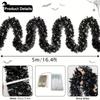 5M/16FT Led Christmas Tree Garland Hanging DIY Christmas Decoration Hanging Tinsel Garlands  Indoor