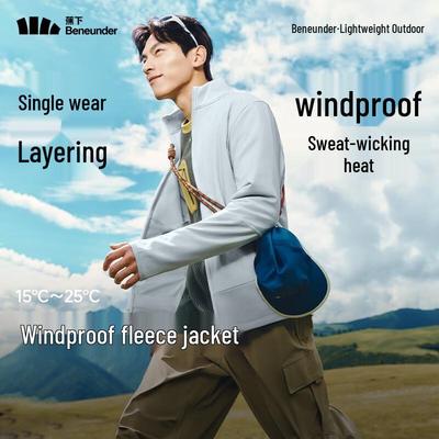 Men's Outdoor Windproof Warm Fleece Jacket