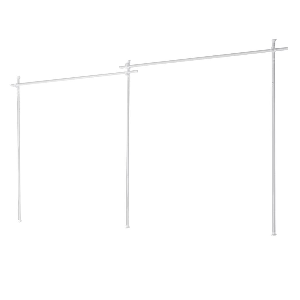 Závěsná tyč pro dělicí stěnu z uhlíkové oceli, nastavitelná, pro dělení místnosti, od podlahy ke stropu, napínací tyč pro prostor