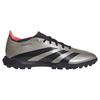 Adidas Predator League TF NIS10 Futsal Platinum Size Cm Shoes, Metallic/Aurora Black/Turbo (IF6376), 27.5