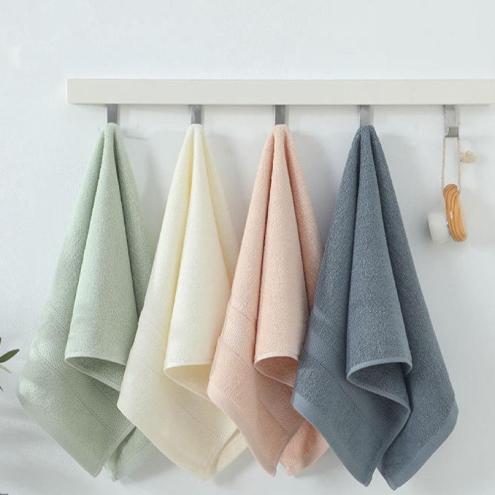 Pure Cotton Hotel Square Towel Towel Bath Towel Thickened Multi-color Household Absorbent Towel Embroidered Logo Soft