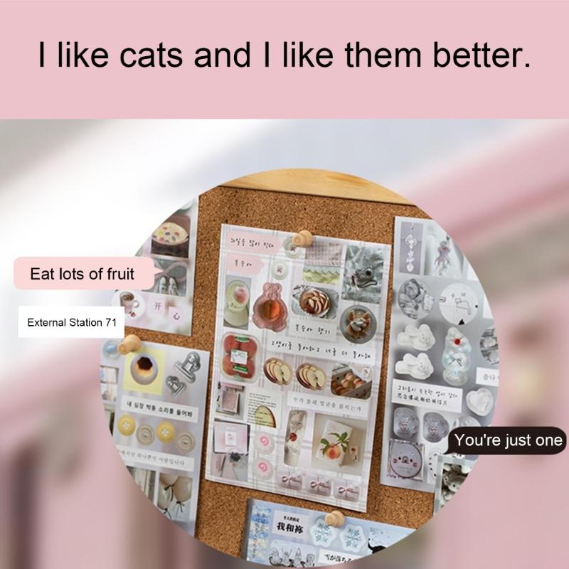 Aesthetic Sticker Scrapbooking Sticker Die-Cut Sticker Book Retro Stationery Sticker Japanese Styles Sticker