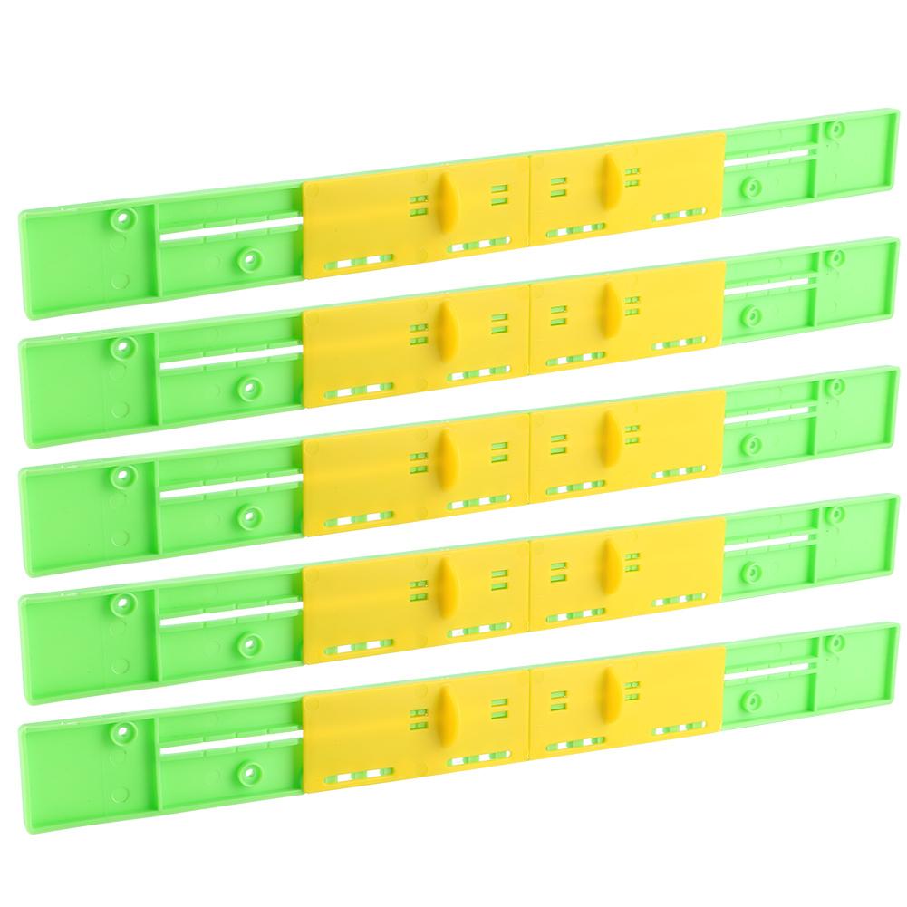 5 Pcs Durable Beehive Door Entrance Gate AntiEscape Beekeeper Plastic Tool(10 Frames for Chinese