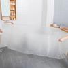 5Pcs Bathtub Cover Bags Disposable High Temperature Resistant Thickened Good Flexibility Shower Plastic Bathtub Cover Liners Films Household Supplies