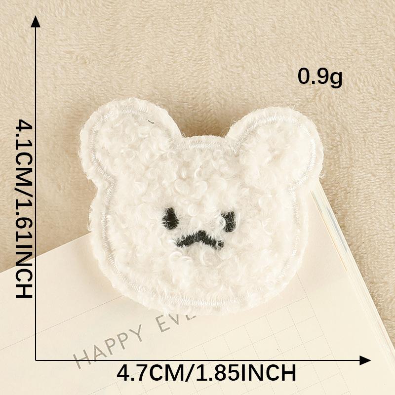 Embroidery label cartoon embroidery sticker towel embroidery bear accessories patch bag cloth shoes hat clothing accessories
