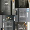 Magnetischer abwischbarer Whiteboard-Memo-Planer für den Kühlschrank