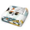 Puffin Rock Flannel Blanket Winter Warm Soft Throw Blanket for Girls Boys Couch Bed Novelty Bedspread Sofa Bed Cover