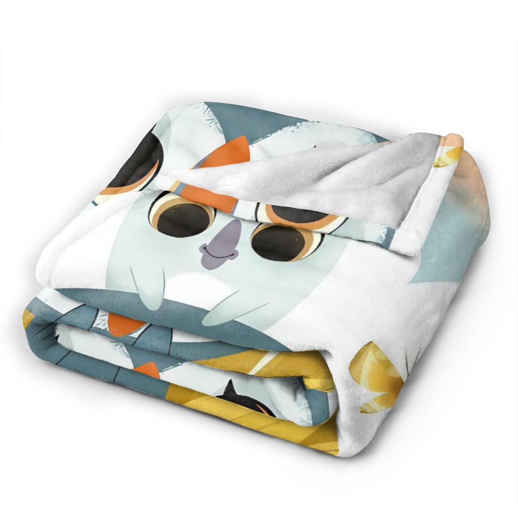 Puffin Rock Flannel Blanket Winter Warm Soft Throw Blanket for Girls Boys Couch Bed Novelty Bedspread Sofa Bed Cover