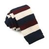 Fur Knitting Shirt Necktie Adjustable Men Cravat Simple Striped Knitted Tie  Suit Accessories