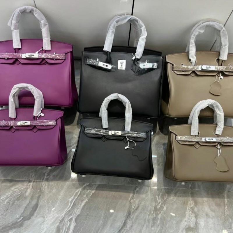 Womens Genuine Leather Tote Bag - Crossbody Structured Fashionable Daily Use Medium Size Lock