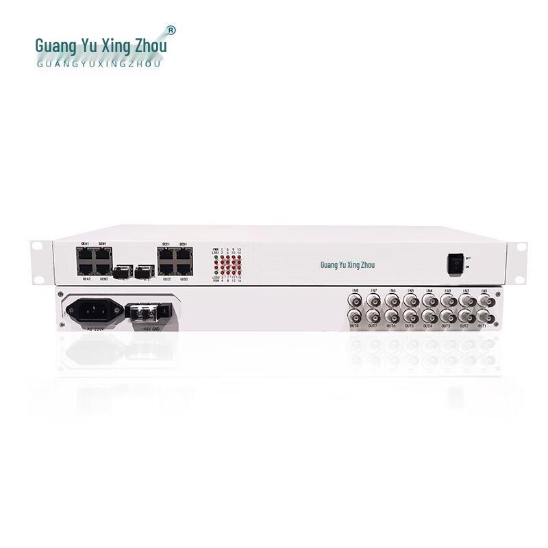 GY-8E14GE Optical Multiplexer with 8E1 and 4GE Ports
