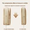 Compression Travel Bag With Zipper For Packing Clothes And Duvet In Bedroom Storage