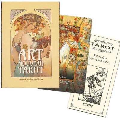 Nichiyu Tarot Cards, 22-card Rider-Waite Style [Direct Import from Manufacturer, Authentic Product] [Art Nouveau Tarot (Major Arcana Only)] Includes J