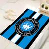 Charlotte FC Teppich für Wohnzimmer Schlafzimmer Zuhause Sofadekoration, Kinderspiel Rutschfeste Bodenmatte