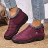 Women's Warm Padded Thickened Snow Boots Comfortable Soft Elastic Thick Sole Non-slip Cushioning Casual Sports Cotton Shoes