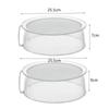Transparent Microwave Splatter Guard Heat-Resistant Food Plates  Vegetable and Fruit