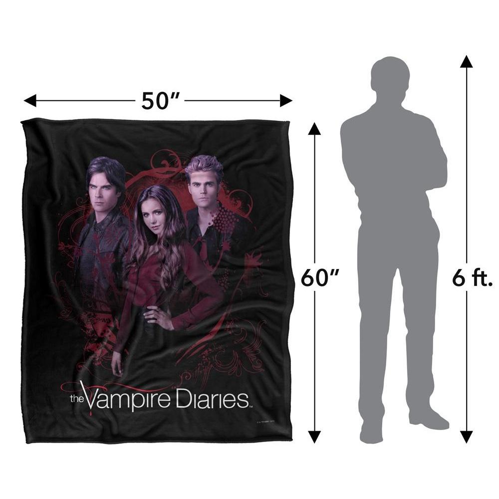 Vampire Diaries Damon, Stefan, Elena Blanket