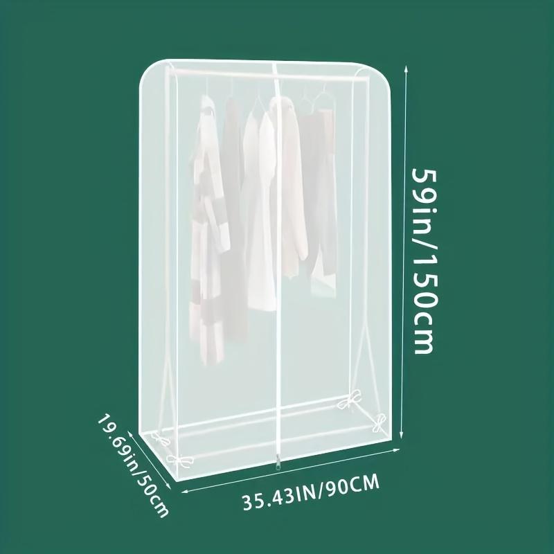 Напольная вешалка для одежды Чехол от пыли Чехол для пуховика Чехол для хранения пальто Чехол для костюма Карман для подвешивания одежды 7090₽