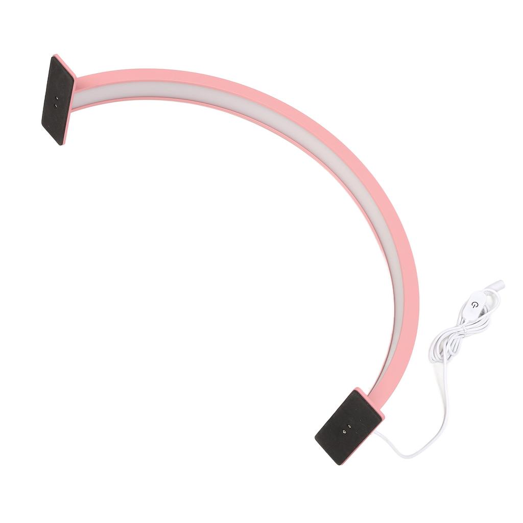 Half Moon Nail Desk Lamp 25W 3000K‑6500K Adjustable LED Light  for Home Salon