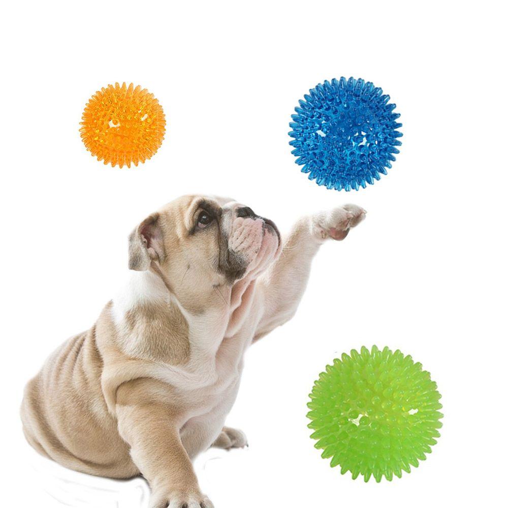Puppy Chew Toys Cleans Teeth Dog Toys Hedgehog Ball Dog Balls Interactive Toys Spikey Balls
