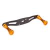 Carbon Fibers Double Handle Fishing Reel Power Handle Replacement Assembly Part Double Rocker Arm Fishing Reel Handle