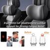 Car Headrest & Lumbar Support Cushion Kit, Ergonomic Driving Fatigue Relief Seat Memory Foam Neck Back Rest Pillows