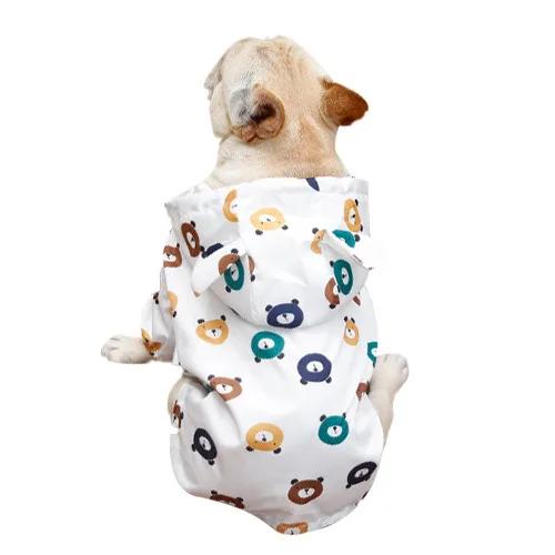 Small Dog Raincoat Summer Short Sleeve Dog Waterproof Clothes Puppy Coat Dog Raincoat Outdoor Coat Bichon Schnauzer Welsh LL