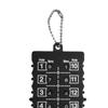 18 Hole Score Counter Stroke Counter Scoreboard with Key Chain Tally Keeper for Training Practice Competition Black